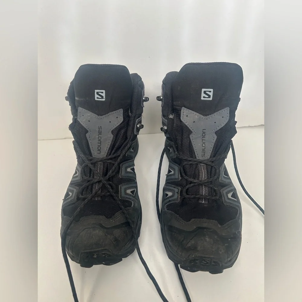 Salomon X Ultra 3 Mid GTX Mens Boots Size 10.5 Black Lace Up 398674 Hiking Shoes